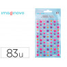 Autocollants imaginovo etoiles magic dreams en relief 190x105 mm sous blister