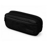 Trousse liderpapel duo 2 fermetures eclair avec poche a l'avant coloris noir 220x90x50mm