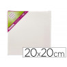 Toile sur chassis liderpapel agraffe au dos 100% coton 20x20cm