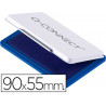 Recharge tampon q-connect économique nº3 90x55mm coloris bleu