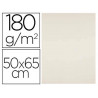 Papier cartonne liderpapel 50x65cm 180gr coloris creme paquet 25 feuilles