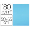 Papier cartonne liderpapel 50x65cm 180gr coloris bleu ciel paquet 25 feuilles