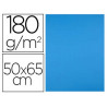 Papier cartonne liderpapel 50x65cm 180gr coloris turquoise paquet 25 feuilles