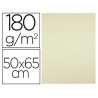 Papier cartonne liderpapel 50x65cm 180gr coloris jaune paquet 25 feuilles