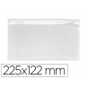Pochette porte-documents q-connect auto-adhesive transparente 225x122mm paquet 100 unites