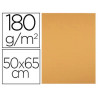 Papier cartonne liderpapel 50x65cm 180gr coloris noisette paquet 25 feuilles