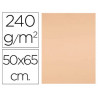 Papier cartonne liderpapel 50x65cm 240gr coloris sepia paquet 25 feuilles