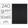Papier cartonne liderpapel 50x65cm 240gr coloris noir paquet 25 feuilles