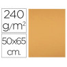 Papier cartonne liderpapel 50x65cm 240gr coloris noisette paquet 25 feuilles