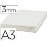 Carton entrecolle liderpapel a3 epaisseur 3mm unicolore blanc