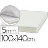 Carton entrecolle liderpapel adhesif 100x140cm epaisseur 5mm unicolore blanc