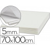 Carton entrecolle liderpapel adhesif 70x100cm epaisseur 5mmunicolore blanc