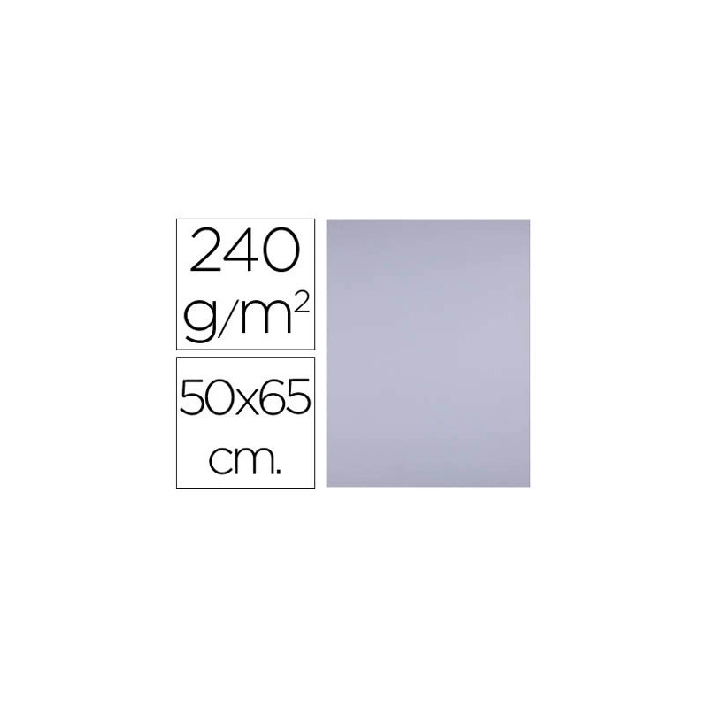 Papier cartonne liderpapel 50x65cm 240gr coloris lilas