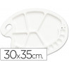 Palette liderpapel plastique ovale 17 trous droitier 30x35 cm