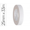 Ruban adhésif q-connect double face multiples fixations différents types surfaces 25mmx33m