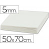 Carton entrecolle liderpapel 50x70cm epaisseur 5mm unicolore blanc