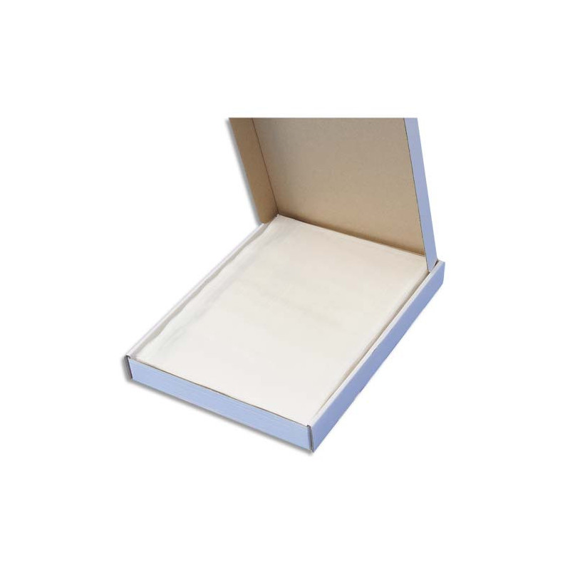 Boîte de 100 Pochettes document ci-inclus sans annotation, Format C5 : 225 x 165 mm transparent