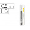 Mine liderpapel 0.5mm hb graphite très résistante tous portemines étui 12 unités