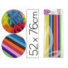 Papier de soie liderpapel 52x76cm 18g/m2 coloris assortis sachet 10f