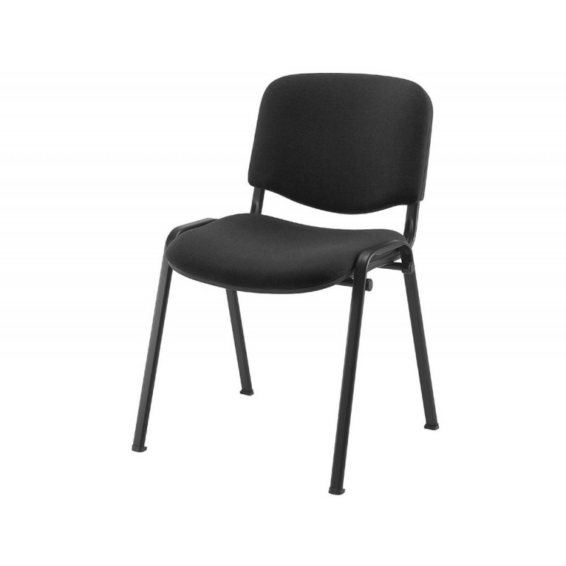 Chaise q-connect connect empilable 4 pieds poids maximum supporté 100kg 91x49x44cm coloris noir 5.3kg