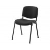 Chaise q-connect connect empilable 4 pieds poids maximum supporté 100kg 91x49x44cm coloris noir 5.3kg