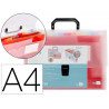 Trieur liderpapel série spectrafile polypropylène a4 210x297mm 1200 microns 26 compartiments coloris frosty transparent
