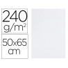 Papier cartonné liderpapel dessin travaux manuels 240g/m2 50x65cm unicolore blanc