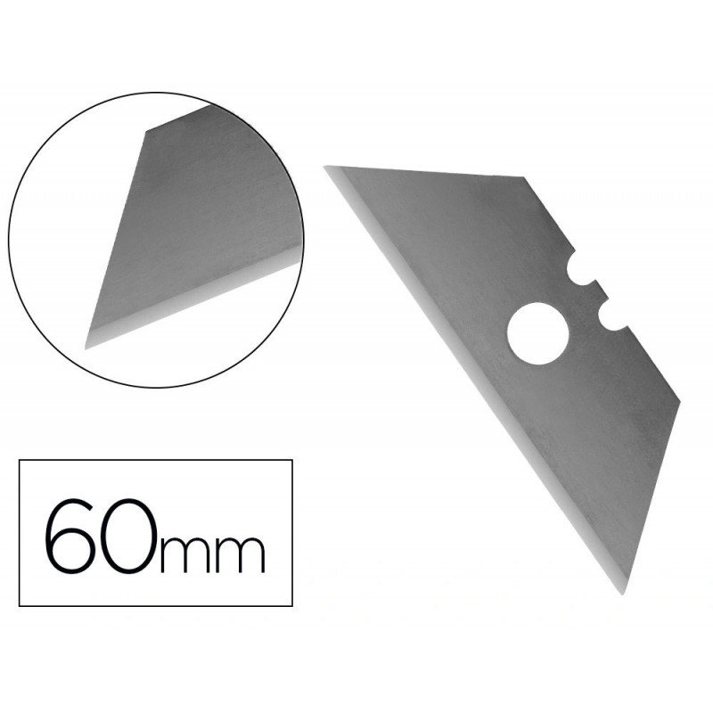 Lame rechange q-connect cutter universel 18mm blister 5 unités