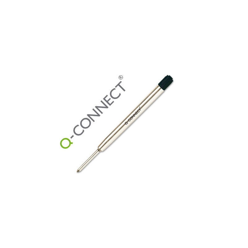 Recharge q-connect universellestylo-bille largeur moyenne coloris noir