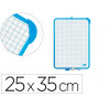 Tableau mini ardoise double face feutre brosse in clus 2 faces quadrillée/unie 24x33cm