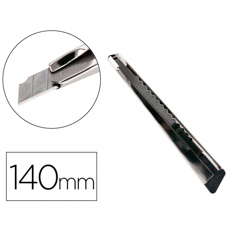 Cutter q-connect metal lame etroite etui pp