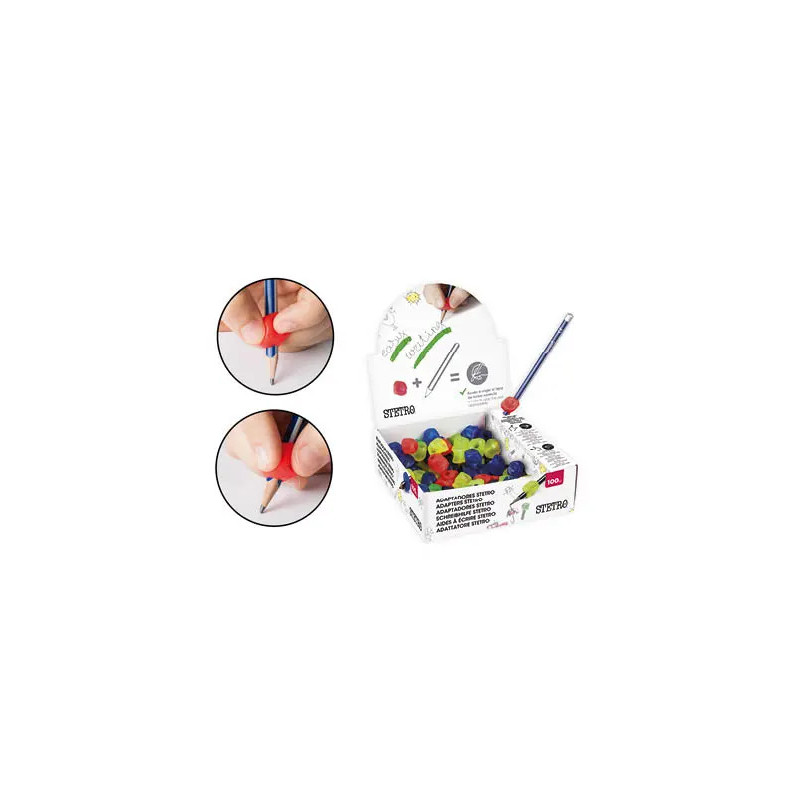 Adaptateur crayon liderpapel en plastique boîte de 100 unités