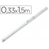 Couvre-livres liderpapel adhésif repositionnable 0.33x1.50m rouleau plastique 50 microns