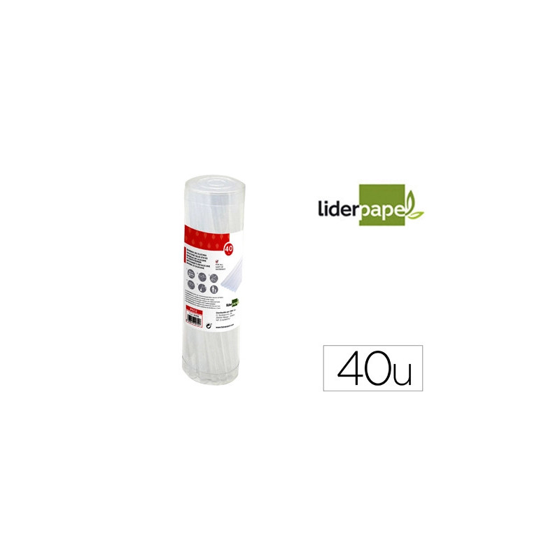 Baton de colle liderpapel 7x200mm boite 40 unites