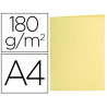 Chemise liderpapel papier cartonne 180g/m2 310x230mm document a4 coloris jaune pastel