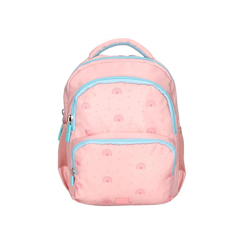Sac a dos liderpapel scolaire arc-en-ciel 350x110x270mm coloris rose