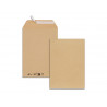 Pochettes kraft brun c5 90g adhesives 162x229mm pefc eco boite de 500 unites