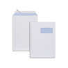 Pochettes blanches c4 90g f110x50 adhesives 229x324mm pefc eco boite de 250 unites