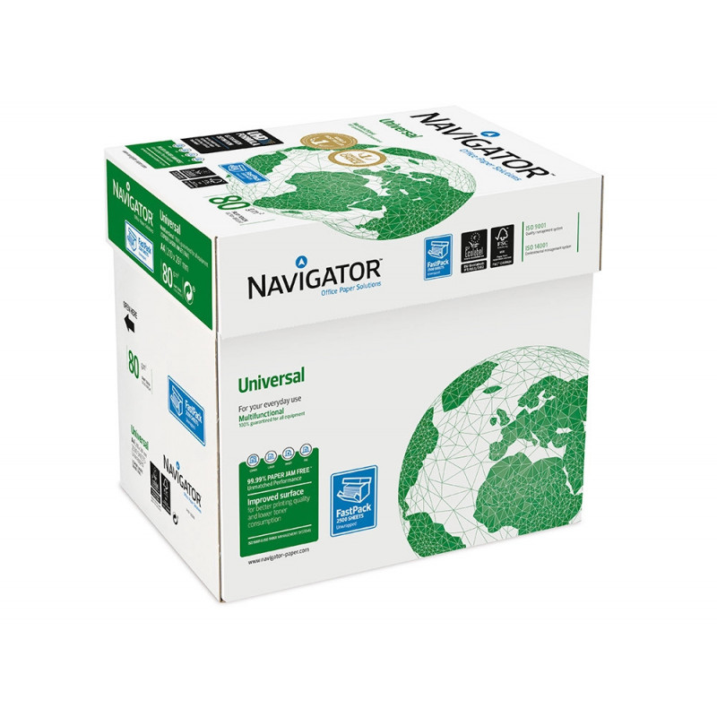 Papier navigator fastpack a4 80g 2500 feuilles