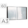 Porte-vues viquel art'book creativ'gallery pp 7/100e a3 60 vues coloris noir