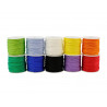 Cordelette o'color diametre 1,5mm longueur 20m coloris assortis lot 10 bobines