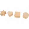 Boite o'color carton a decorer forme carre 9x5cm lot 10 unites