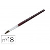 Pinceau o'color poils poney nº18 ideal gouache et aquarelle virole aluminium manche boislaque lot 10 unites