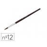 Pinceau o'color poils poney nº12 ideal gouache et aquarelle virole aluminium manche boislaque lot 10 unites