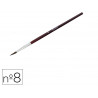 Pinceau o'color poils poney nº8 ideal gouache et aquarellevirole aluminium manche bois laque lot 10 unites