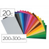 Mousse eva innspiro adhesive 2mm 200x300mm 20 coupons coloris assortis