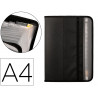 Trieur liderpapel 13 compartiments polypro a4 fermeture eclair coloris noir