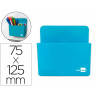 Pot a crayons liderpapel plastique magnetique 125x75x40 mm bleu