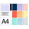 Cahier spirale liderpapel a4 micro wonder 240 pages 90g 5x5mm 4 trous 5 bandes coloris assortis