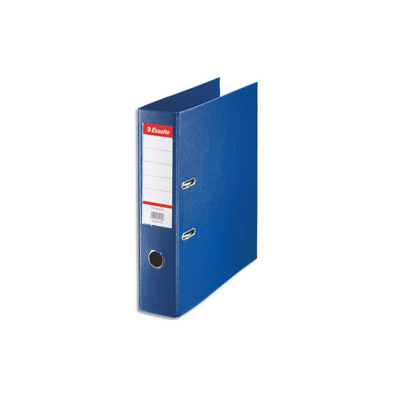 ESSELTE Classeur à levier Standard, A4, 7,5 cm, PP, bleu foncé